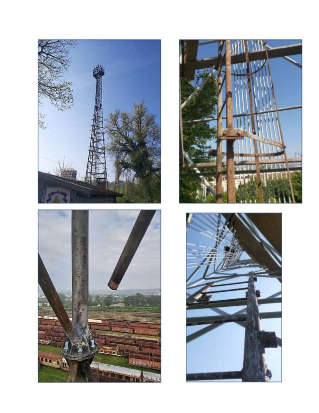 SAFIR Gacko#Antikorozivna zaštita #Corrosion protection#Reflektorski stubovi#ŽS Doboj#BiH