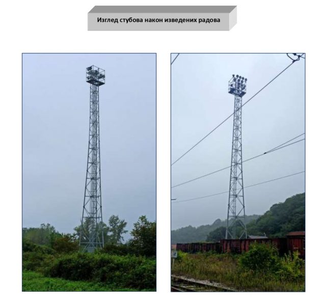 SAFIR Gacko#Antikorozivna zaštita #Corrosion protection#Reflektorski stubovi#ŽS Doboj#BiH