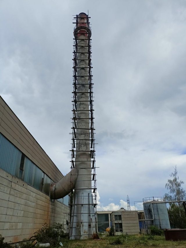 SAFIR Gacko#Antikorozivna zaštita #Corrosion protection#AKZ dimnjaka pomoćne kotlovnice#RiTE Gacko#BiH