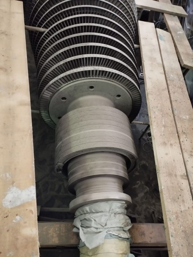 SAFIR Gacko#Antikorozivna zaštita #Corrosion protection#Pjeskarenje rotora CSP i rotora male turbine#RiTE Gacko#BiH