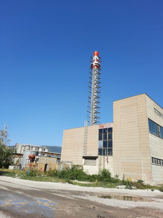 SAFIR Gacko#Antikorozivna zaštita #Corrosion protection#AKZ dimnjaka pomoćne kotlovnice#RiTE Gacko#BiH