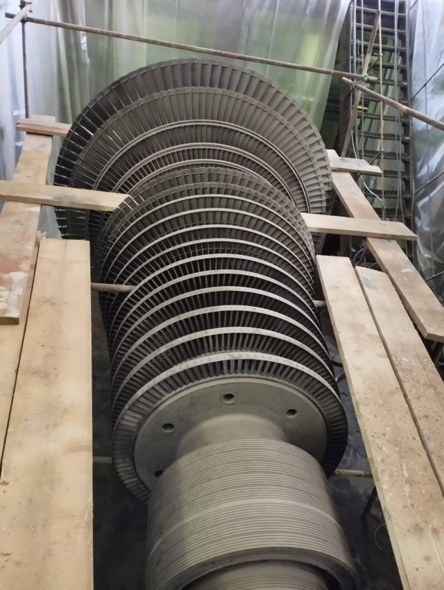 SAFIR Gacko#Antikorozivna zaštita #Corrosion protection#Pjeskarenje rotora CSP i rotora male turbine#RiTE Gacko#BiH